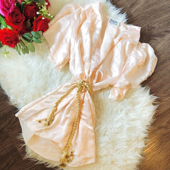 Dior Other - CHRISTIAN DIOR MISS DIOR SATIN ROBE